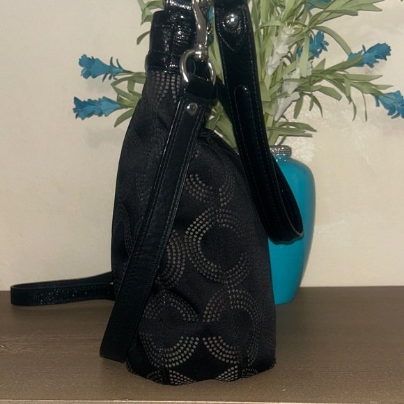 COACH Ashley Dotted Op-Art Crossbody Bag - Picture 5 of 12